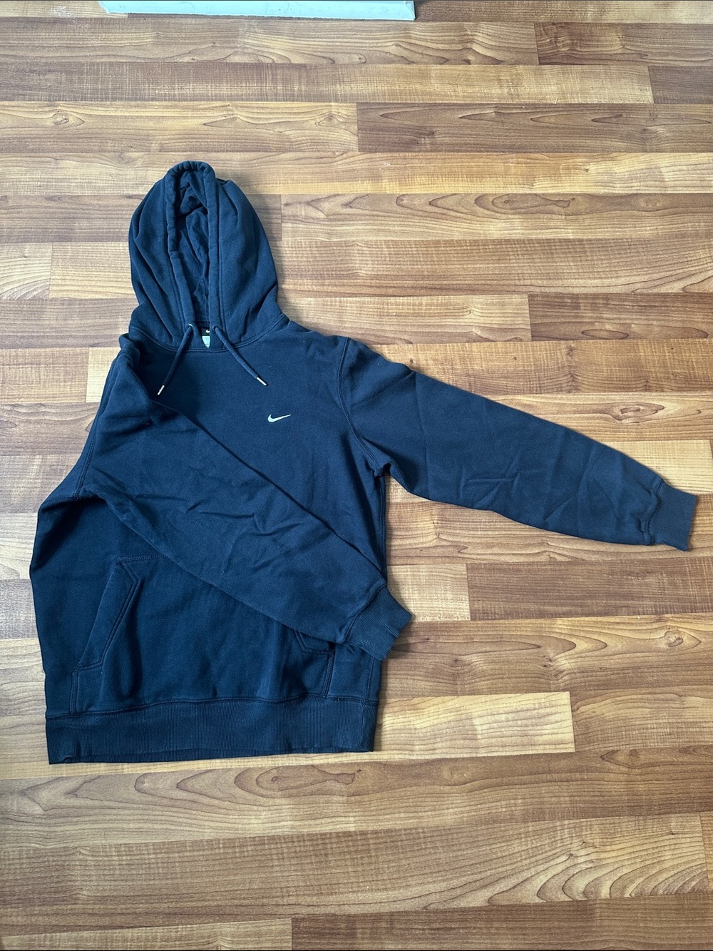 Vintage Nike Black Hoodie with Swoosh